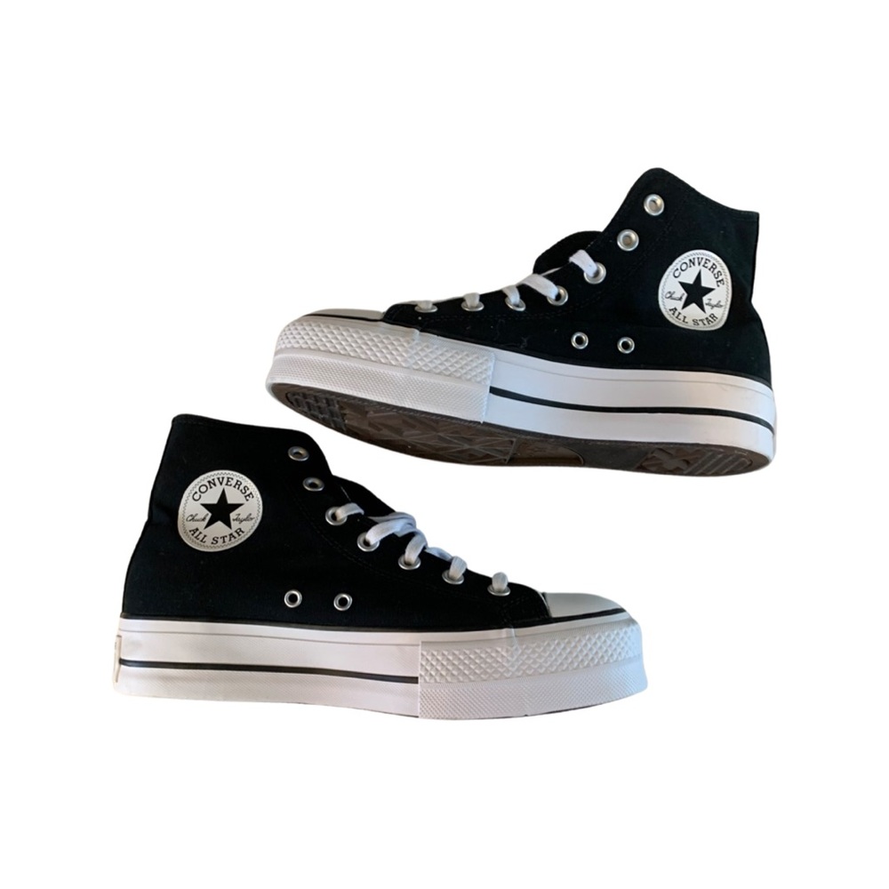 Black, Converse Chuck Taylor All Star Lift Platform High Tops NWT